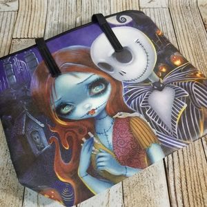 Disney Jack and Sally Loungefly tote